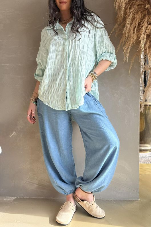 Hey Sucker Blouse Mint